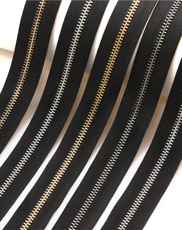 亮金屬拉鏈