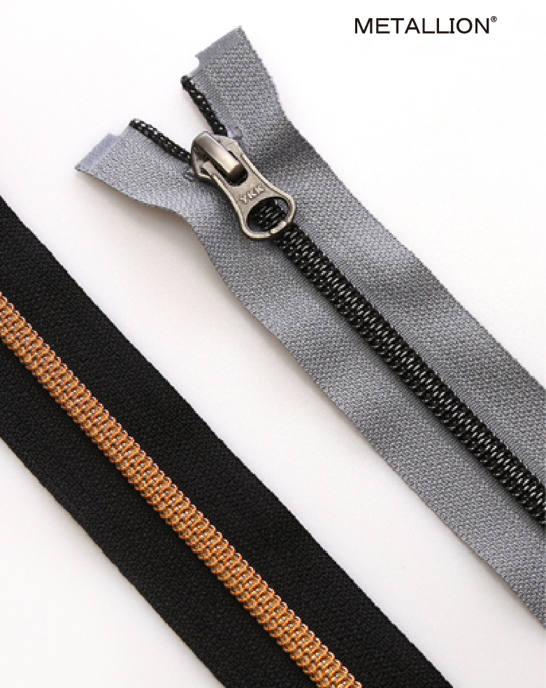 仿金屬尼（ní）龍拉鏈