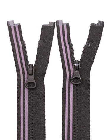 單邊雙彩虹反光（guāng）拉鏈