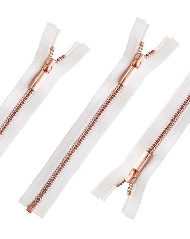 亮玫（méi）瑰金拉鏈